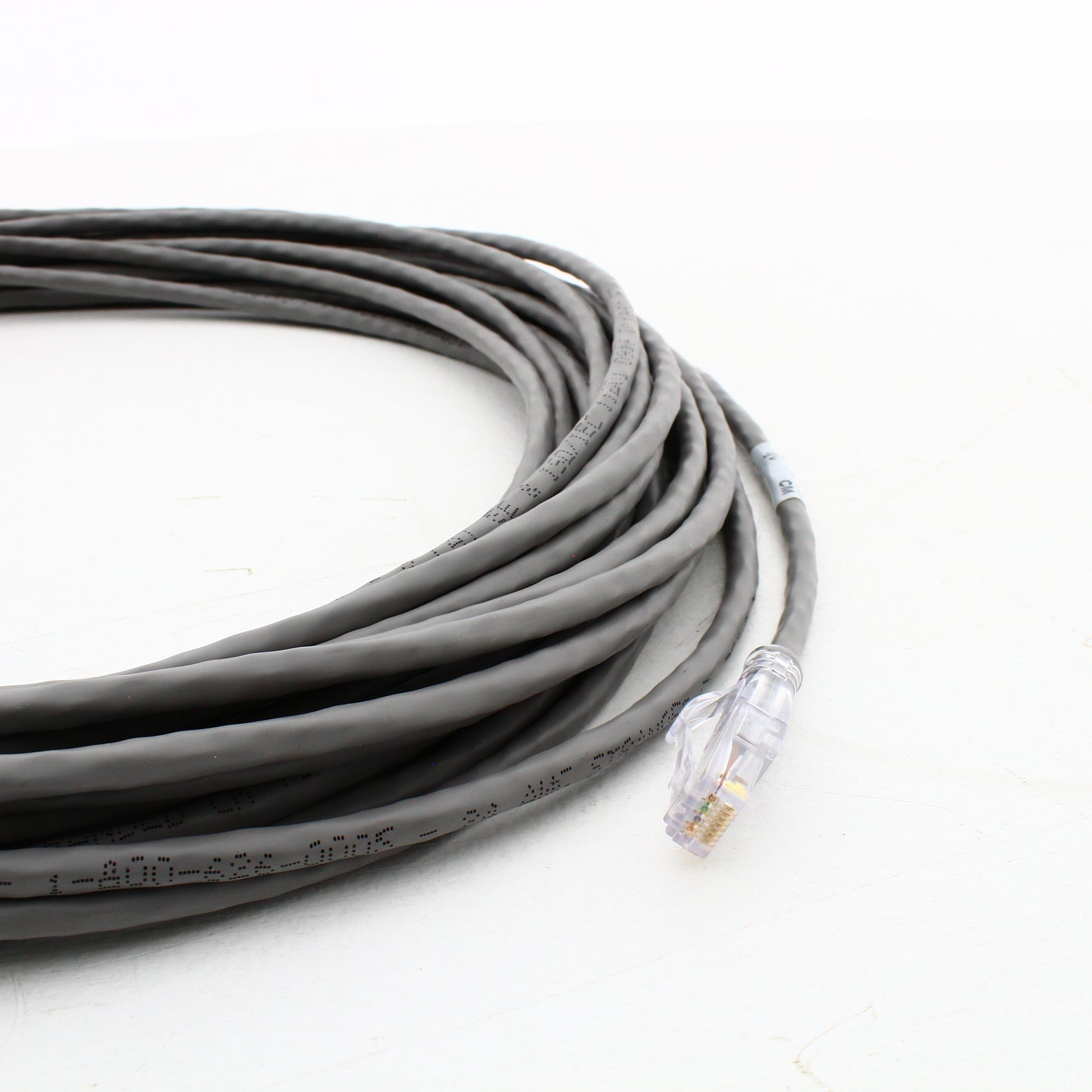 Hubbell Patch Cord Cat 5e Gray 60 Ft LAN Ethernet Network Cable HC5EGY60