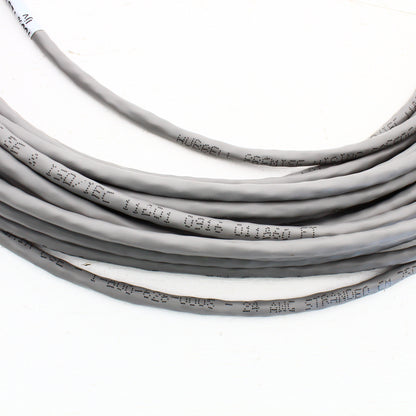 Hubbell Patch Cord Cat 5e Gray 60 Ft LAN Ethernet Network Cable HC5EGY60