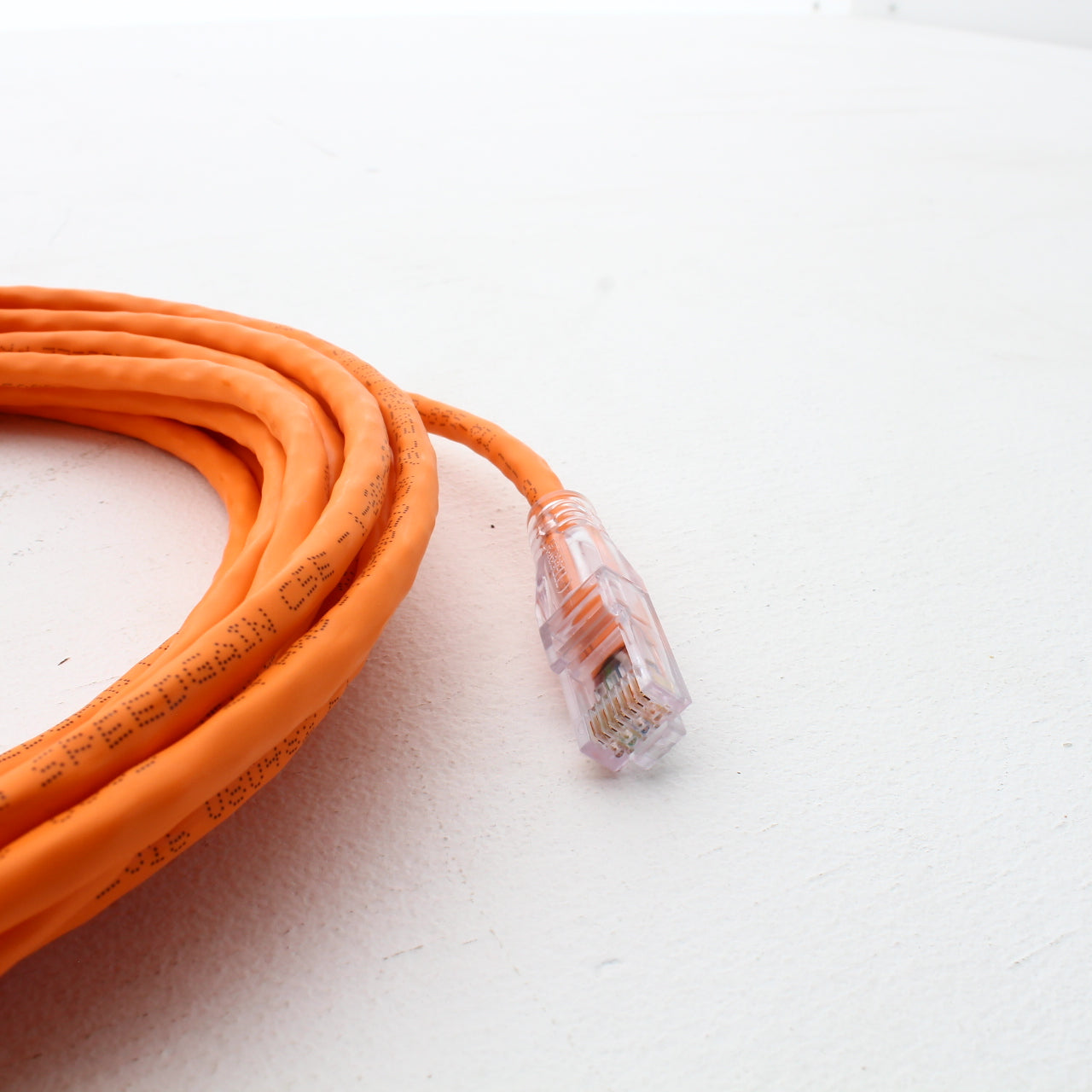 Hubbell HC5EOR20 Orange Cat5e 20ft Patch Cord Ethernet Cable Data Center Network