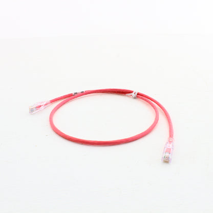 Hubbell Crossover Patch Cord Cat 5e Pink 3 Ft Ethernet Network Cable HC5EPK03C04