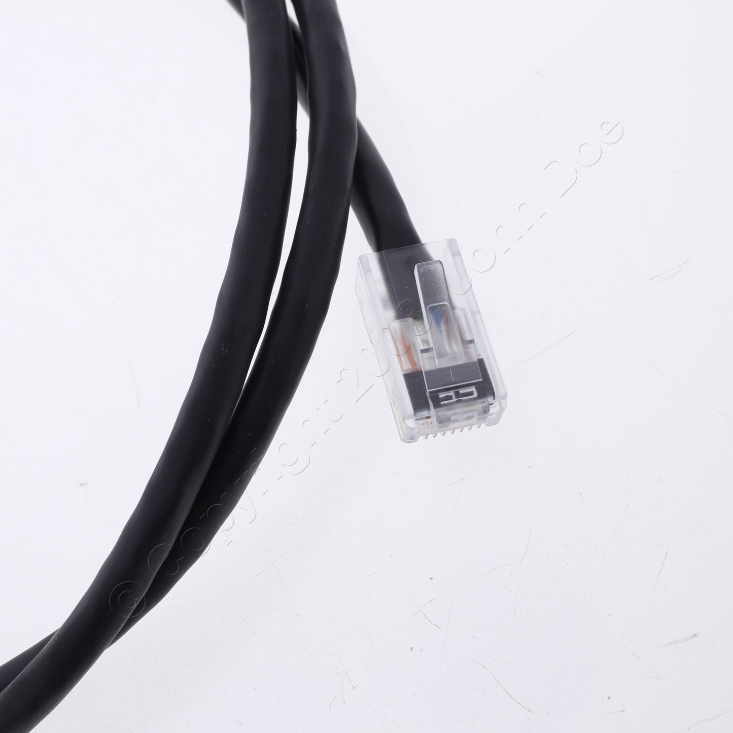 Hubbell HC6BK05NB Black 5ft Ethernet Patch Cord Cat6 Cable Data Network Noboots
