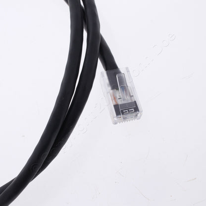 Hubbell HC6BK05NB Black 5ft Ethernet Patch Cord Cat6 Cable Data Network Noboots
