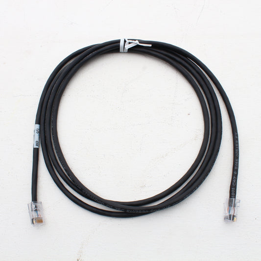 Hubbell HC6BK07NB Black 7ft Ethernet Patch Cord Cat6 Cable Data Network Noboots