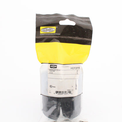 Hubbell Black H-Tap Cover Fits HYH292C HYH2929 Compression Crimpit H-Tap HCFDFR