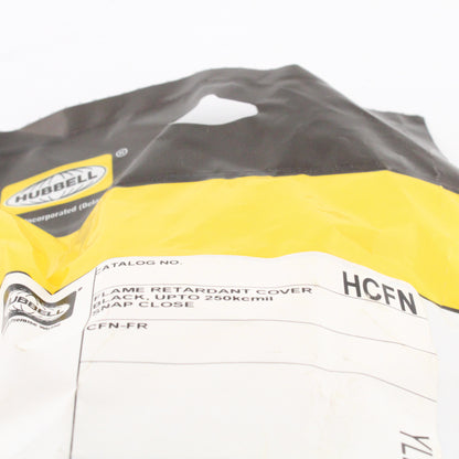 Hubbell Black H-Tap Cover Fire Rtd Fits HYH3429 HYH3434 Compression Crimpit HCFN