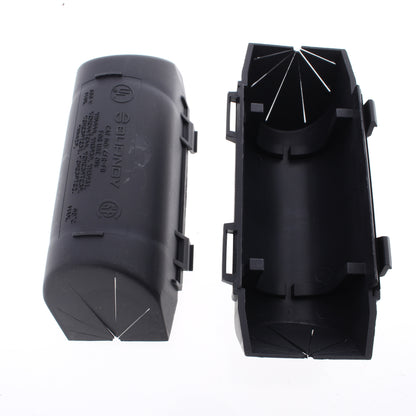 Hubbell Black H-Tap Cover Fire Rtd Fits HYH3931 HYH3939 Compression Crimpit HCFR