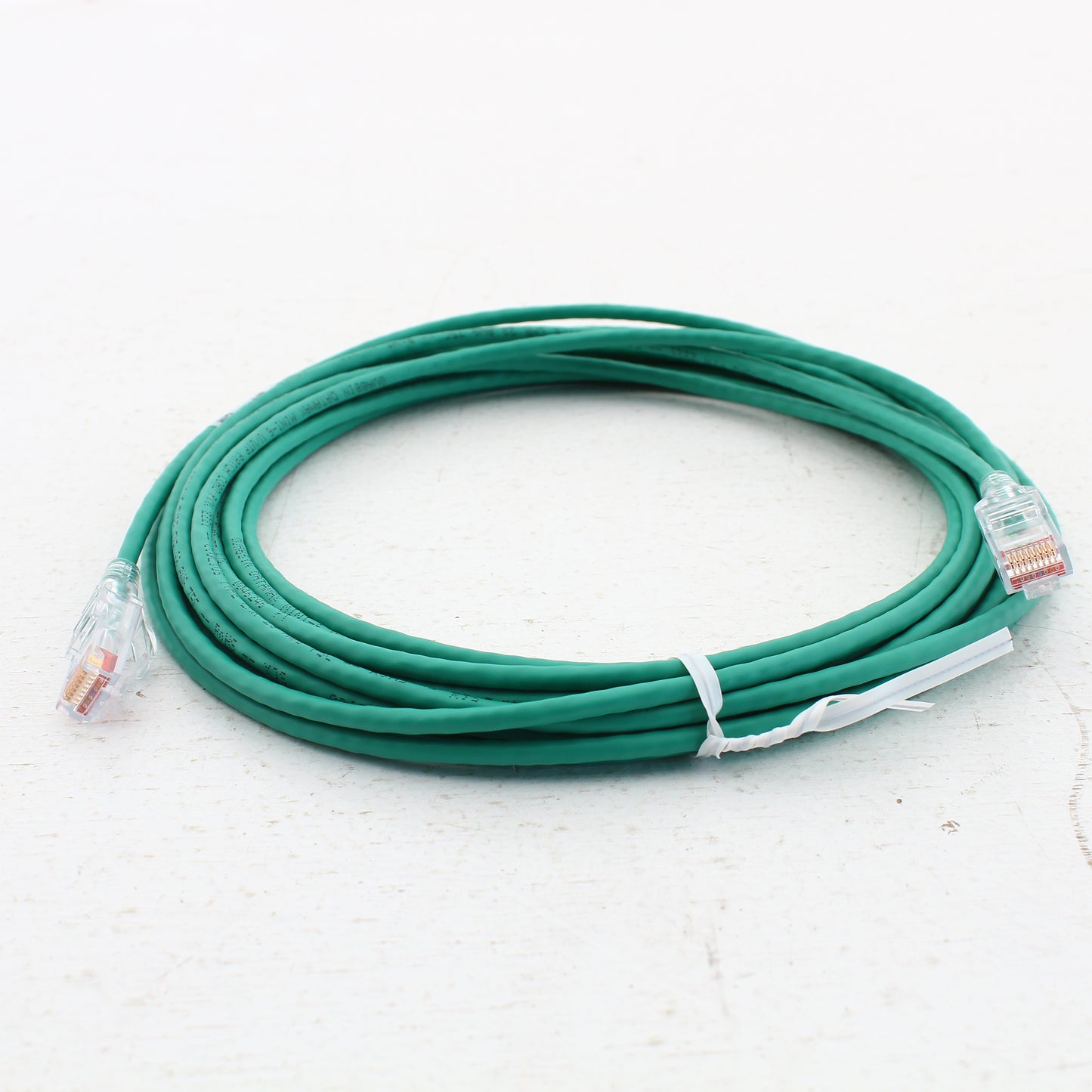 Hubbell HCL6GN20 Cat6 Green 20ft Ethernet Network Cable Low Diameter Patch Cord