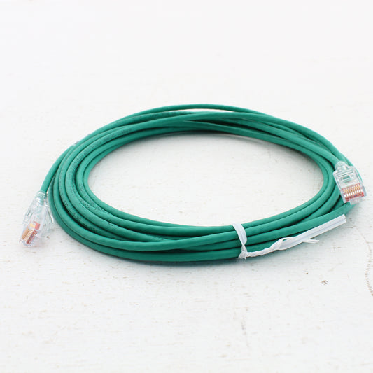 Hubbell HCL6GN20 Cat6 Green 20ft Ethernet Network Cable Low Diameter Patch Cord