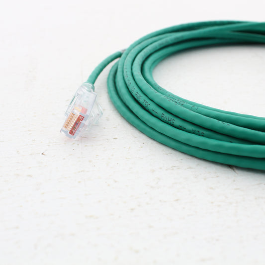 Hubbell HCL6GN20 Cat6 Green 20ft Ethernet Network Cable Low Diameter Patch Cord