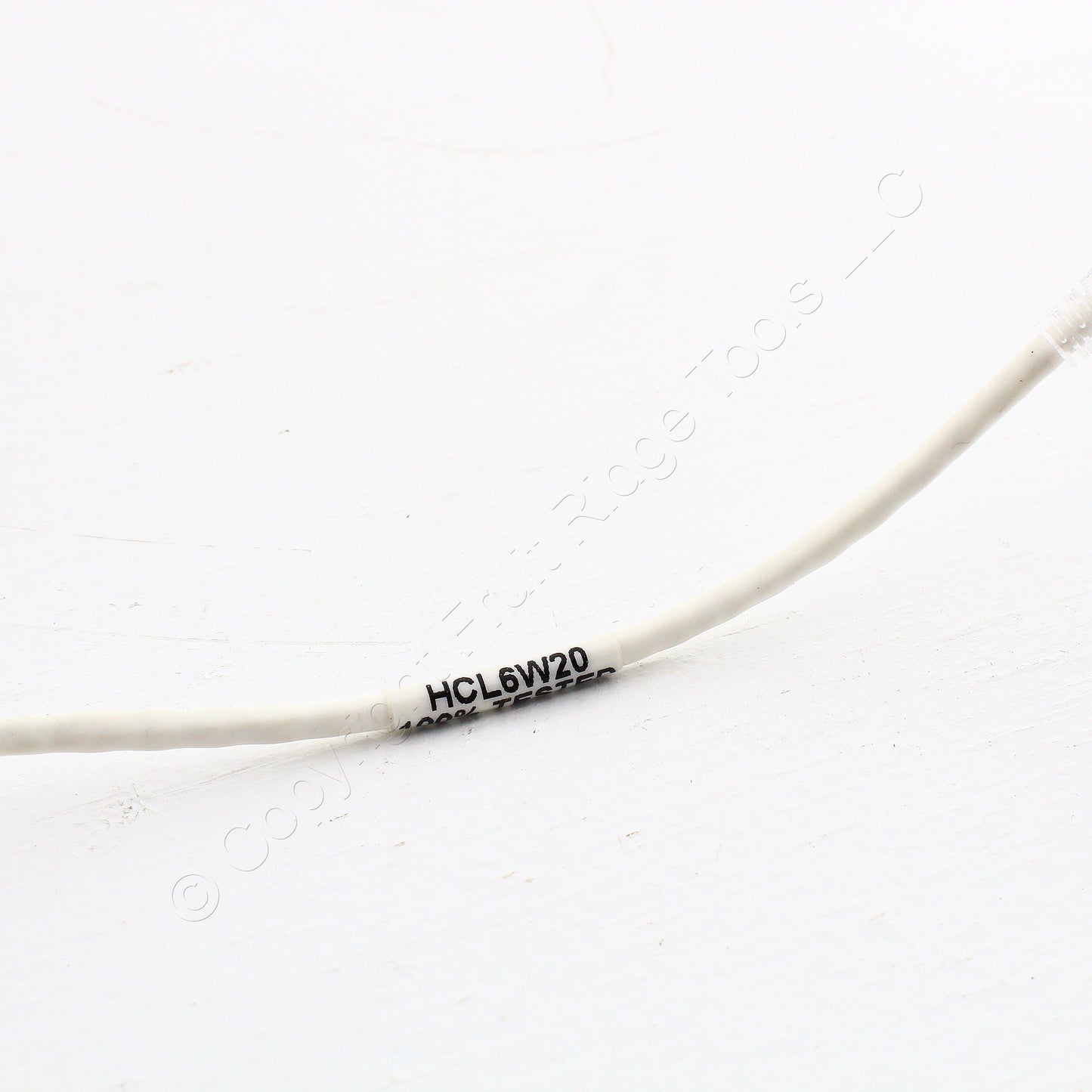 Hubbell HCL6W20 Cat6 White 20ft Ethernet Network Cable Low Diameter Patch Cord
