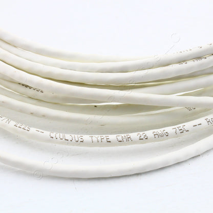 Hubbell HCL6W20 Cat6 White 20ft Ethernet Network Cable Low Diameter Patch Cord