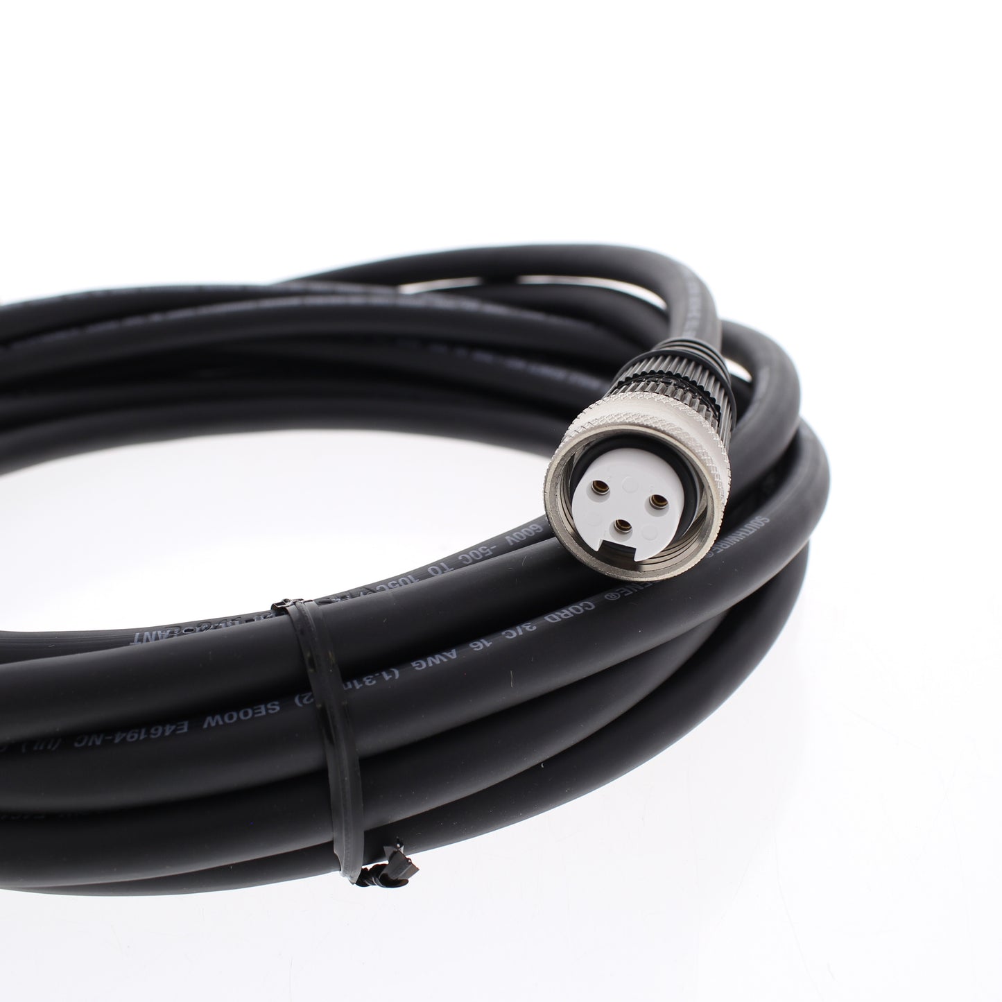 3 Hubbell 20' Mini-Quick Female Plug Straight Cables #16/3 AWG STOOW HCMS03120