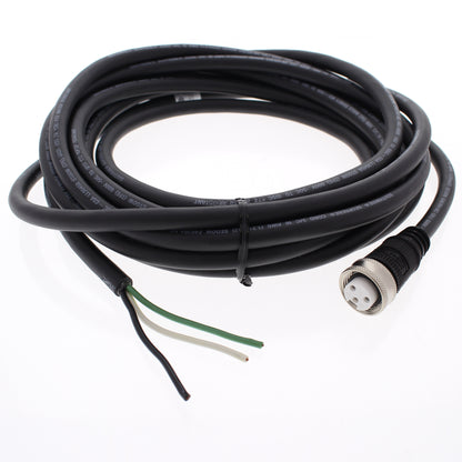 Hubbell 20' Mini-Quick Female Plug Straight Cable #16/3 AWG STOOW R/A HCMS03120