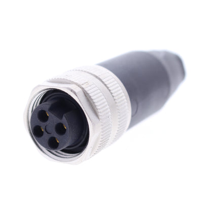 Hubbell Mini-Quick Female Plug 4-Wire F9 Style .24-.32" 9A 250V HCMS04F9