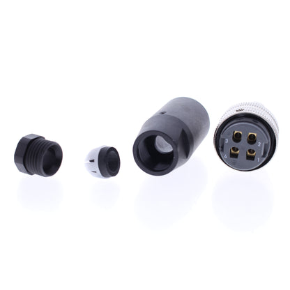Hubbell Mini-Quick Female Plug 4-Wire F9 Style .24-.32" 9A 250V HCMS04F9