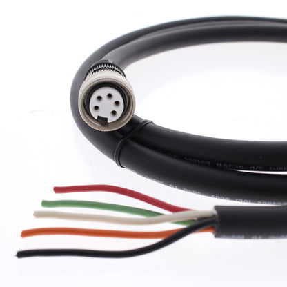 5 Hubbell MiniQuick Cable Female Plugs 4P5W Quickconnect 16AWG 10A 6Ft HCMS05106