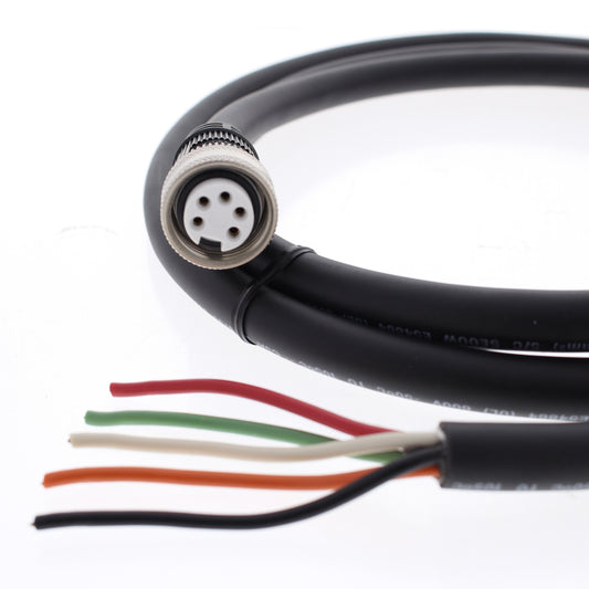 5 Hubbell MiniQuick Cable Female Plugs 4P5W Quickconnect 16AWG 10A 6Ft HCMS05106