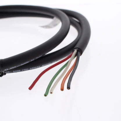 Hubbell Mini-Quick Cable Female Plug 4P5W Quick-Connect 16AWG 10A 6 Ft HCMS05106