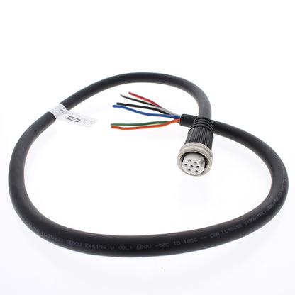 Hubbell Mini-Quick Cable Female Plug 6P7W Quick-Connect 16AWG 10A 3 Ft HCMS07103