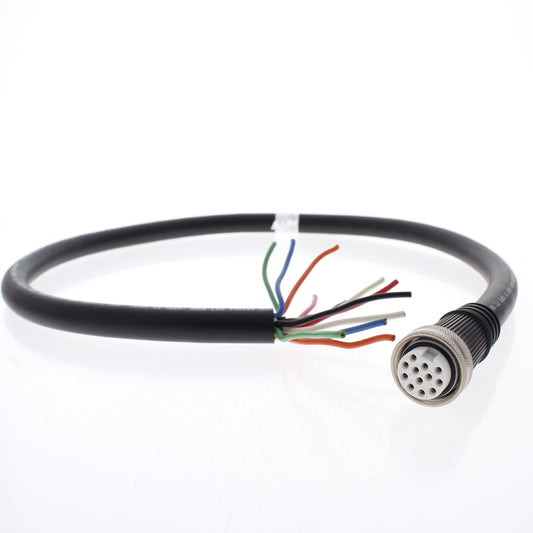 Hubbell Mini-Quick Cable Female Plug 6P7W Quick-Connect 16AWG 10A 3 Ft HCMS12103