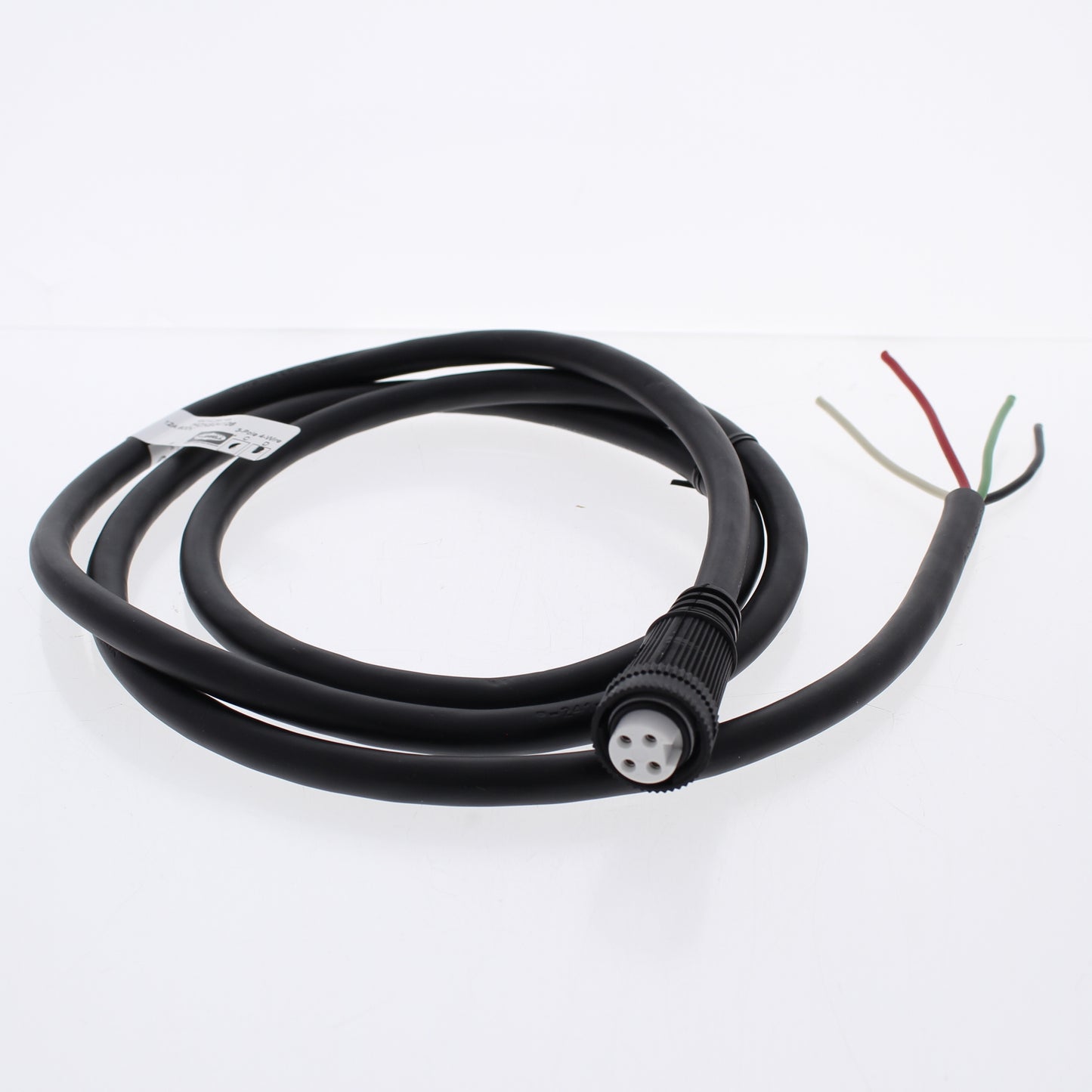 Hubbell Mini-Quick Cable Female Plug 3P4W Quick-Connect 16AWG 12A 6 Ft HCNS04106