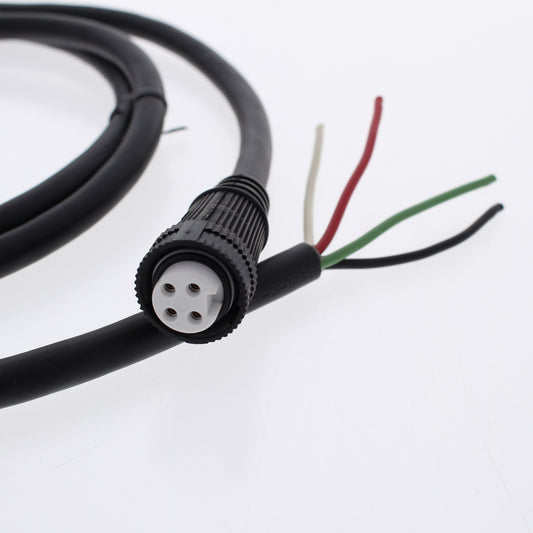 Hubbell Mini-Quick Cable Female Plug 3P4W Quick-Connect 16AWG 12A 6 Ft HCNS04106