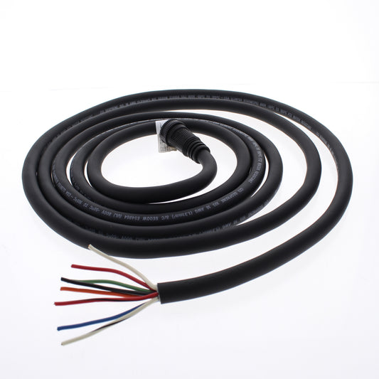 Hubbell Mini-Quick Cable Female Plug 7P8W Quick-Connect 16AWG 9A 12 Ft HCNS08112