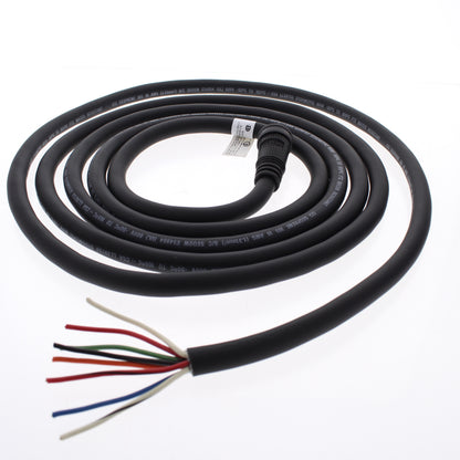 Hubbell Mini-Quick Cable Female Plug 7P8W Quick-Connect 16AWG 9A 12 Ft HCNS08112