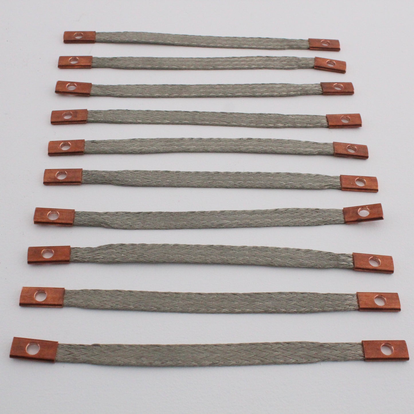 10 Hubbell 9" Braided Jumper Straps Grounding Bonding Cable 6AWG HGBBD9S10