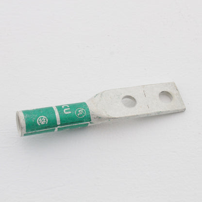 25 Hubbell Bonding Grounding Compression Lugs 1AWG 1/4" Holes Green #11 HGBL01DA