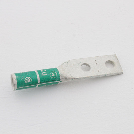 25 Hubbell Bonding Grounding Compression Lugs 1AWG 1/4" Holes Green #11 HGBL01DA