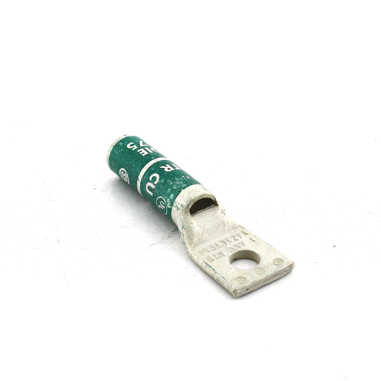 25 Hubbell Bonding Grounding Compression Lugs 1AWG  1/4" Hole Green #11 HGBL01S