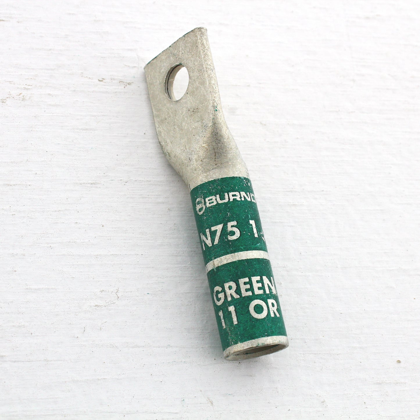 25 Hubbell Bonding Grounding Compression Lugs 1AWG  1/4" Hole Green #11 HGBL01S