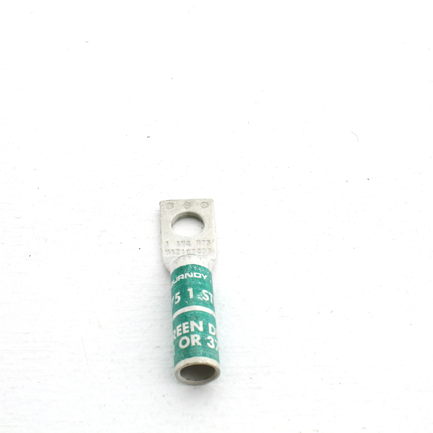 25 Hubbell Bonding Grounding Compression Lugs 1AWG 3/8" Hole Green #11 HGBL01SA