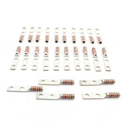 Hubbell HGBL02DB Bonding #10 Grounding Compression Lug 2AWG 3/8" Hole Brown 25pc