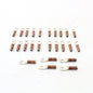 25 Hubbell Bonding Grounding Compression Lugs 2AWG 1/4" Hole Brown #10 HGBL02S