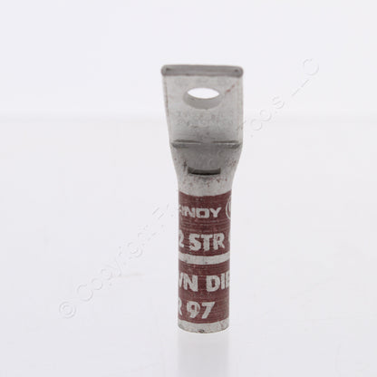 Hubbell Bonding Grounding Compression Lug 45� 2AWG 1/4" Hole Brown #10 HGBL02SF