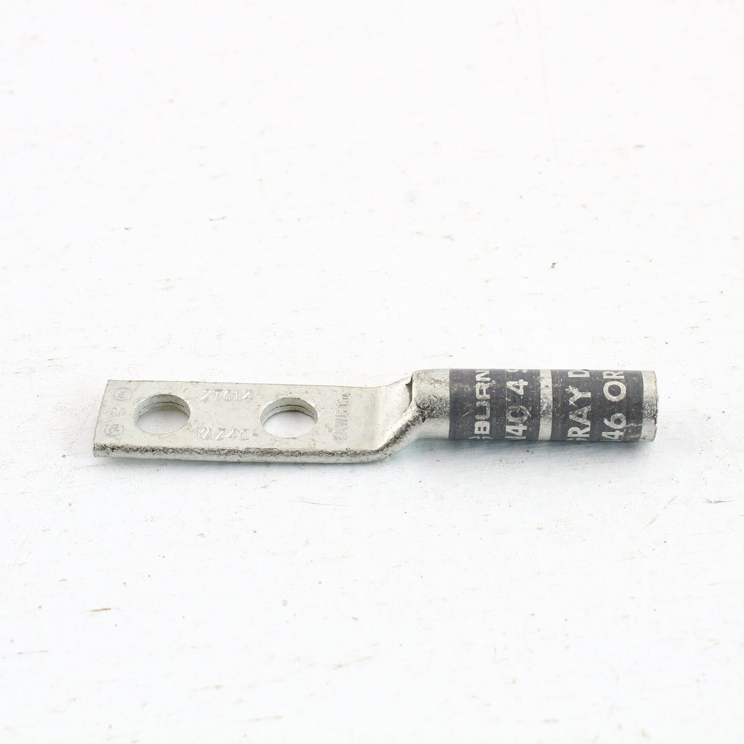 50 Hubbell Bonding Grounding Compression Lugs 4AWG 1/4" Holes Gray #8 HGBL04D