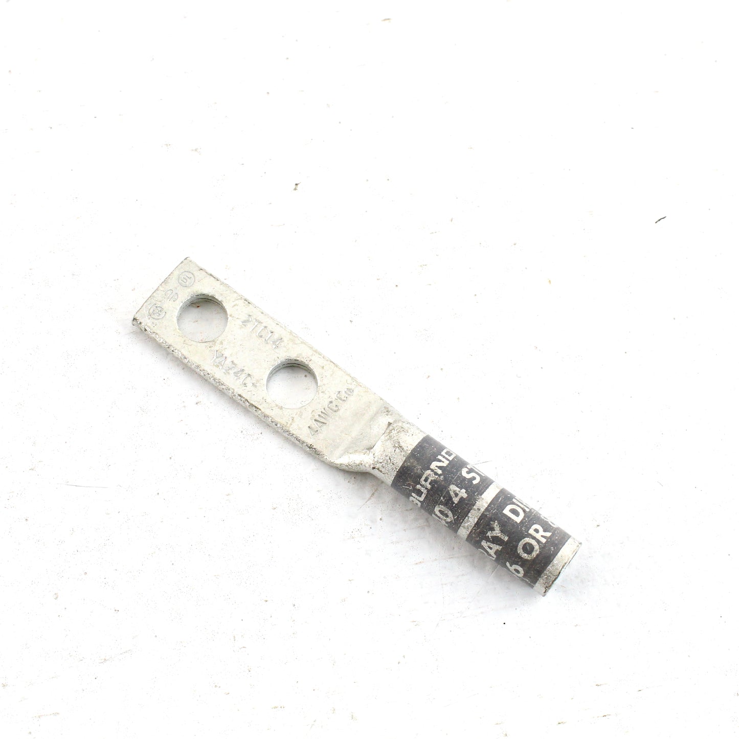50 Hubbell Bonding Grounding Compression Lugs 4AWG 1/4" Holes Gray #8 HGBL04D