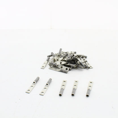 50 Hubbell Bonding Grounding Compression Lugs 4AWG 1/4" Hole Gray #8 HGBL04DA