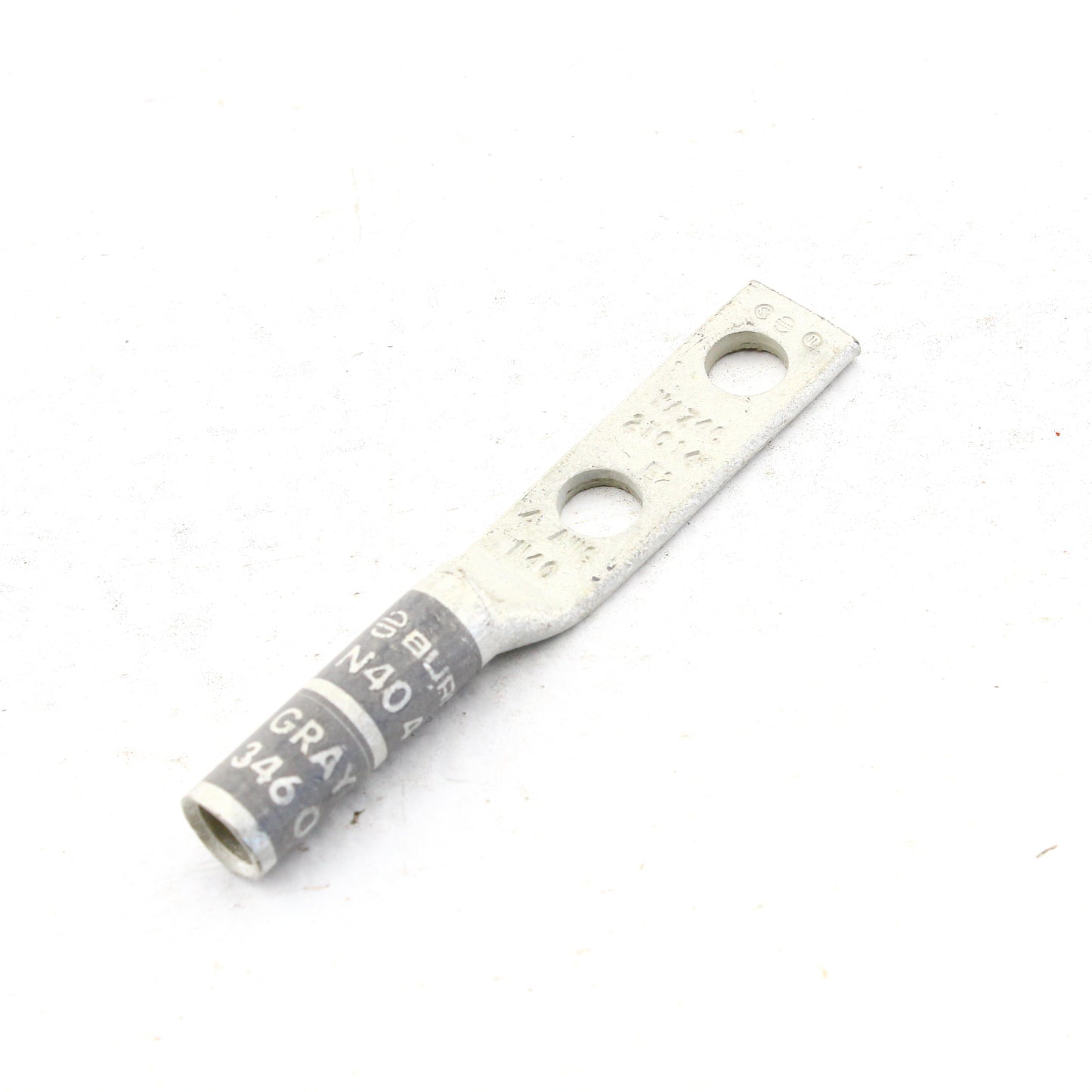 50 Hubbell Bonding Grounding Compression Lugs 4AWG 1/4" Hole Gray #8 HGBL04DA