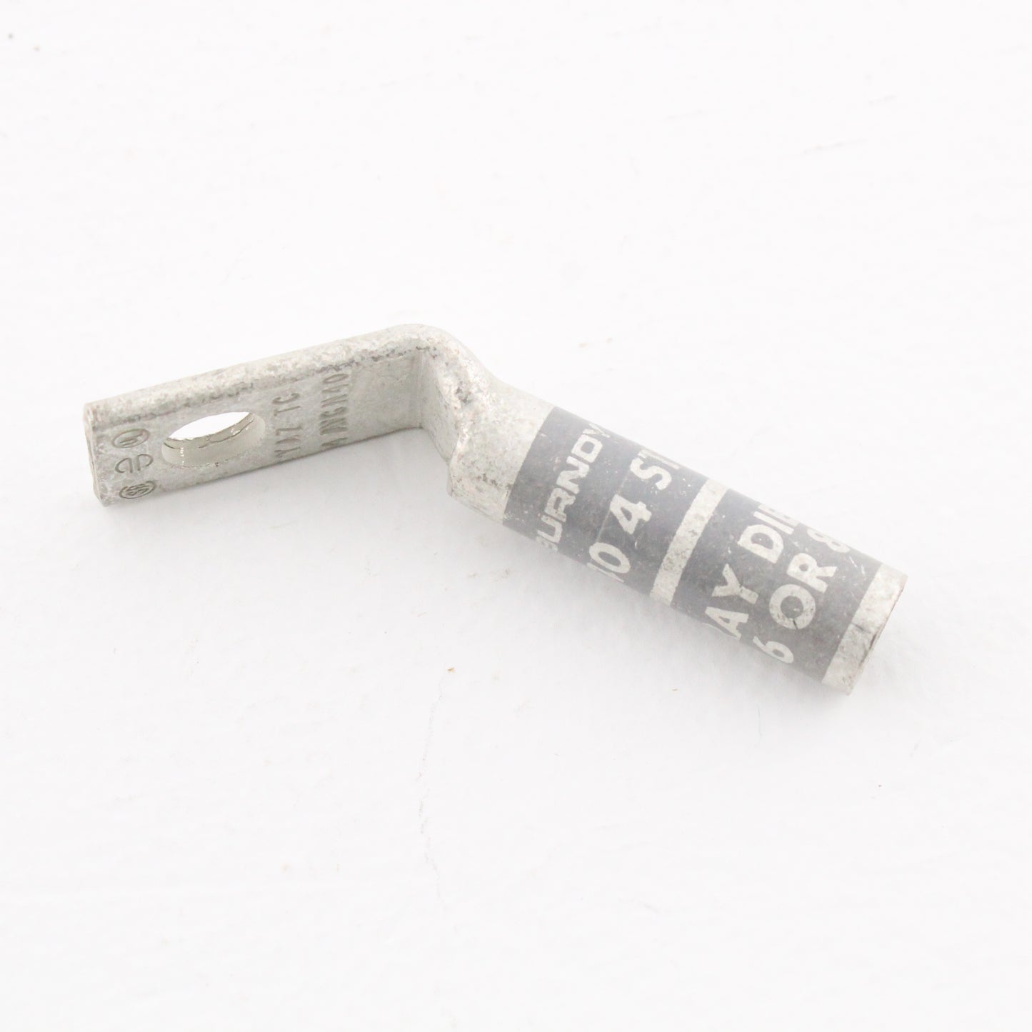 50 Hubbell Bonding Grounding Compression Lugs 45� 4AWG 1/4"Hole Gray #8 HGBL04SF