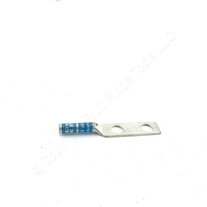 15 Hubbell Bonding Grounding Compression Lugs 6AWG 3/8" Holes Blue #7 HGBL06DB1