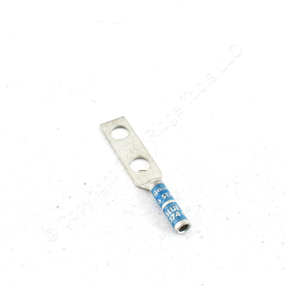 15 Hubbell Bonding Grounding Compression Lugs 6AWG 3/8" Holes Blue #7 HGBL06DB1