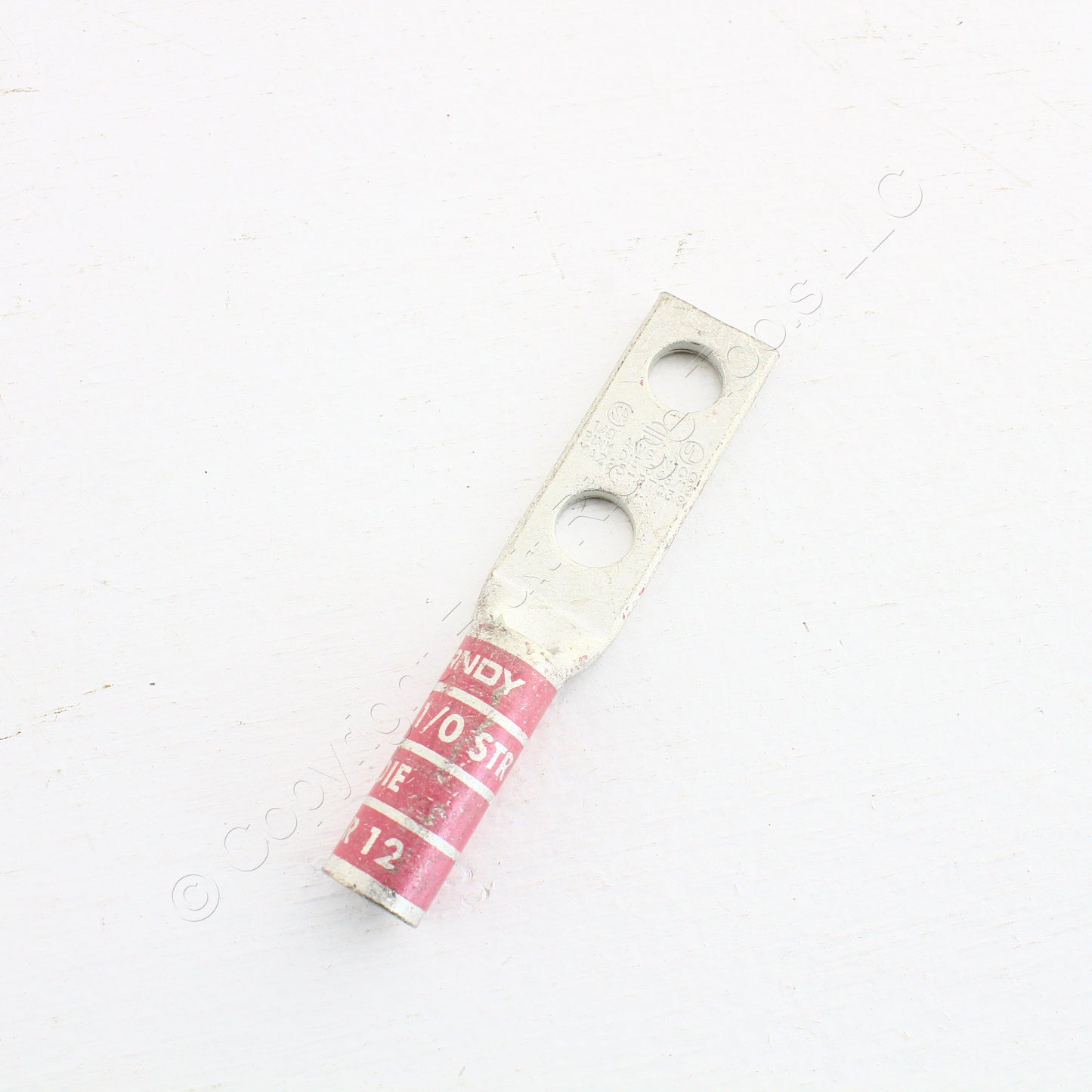 Hubbell HGBL10DB Bonding Compression Ground Lugs 1/0 AWG 3/8" Hole Pink #12 10pk