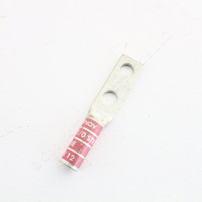 Hubbell HGBL10DB Bonding Compression Ground Lugs 1/0 AWG 3/8" Hole Pink #12 10pk