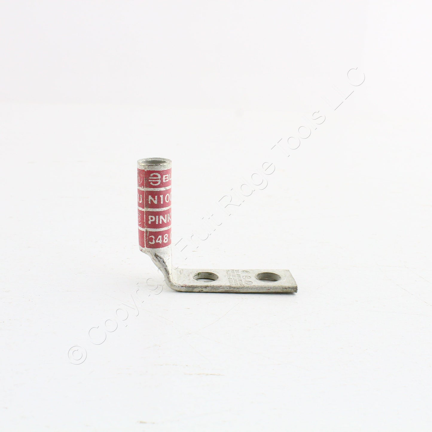 10 Hubbell Bonding Grounding Compression Lugs 90� 1/0 AWG 3/8" Pink HGBL10DB90