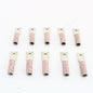 10 Hubbell Bonding Grounding Compression Lugs 1/0 AWG 1/4" Hole Pink #12 HGBL10S
