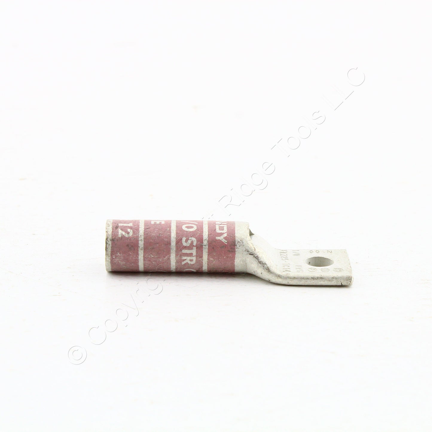 10 Hubbell Bonding Grounding Compression Lugs 1/0 AWG 1/4" Hole Pink #12 HGBL10S