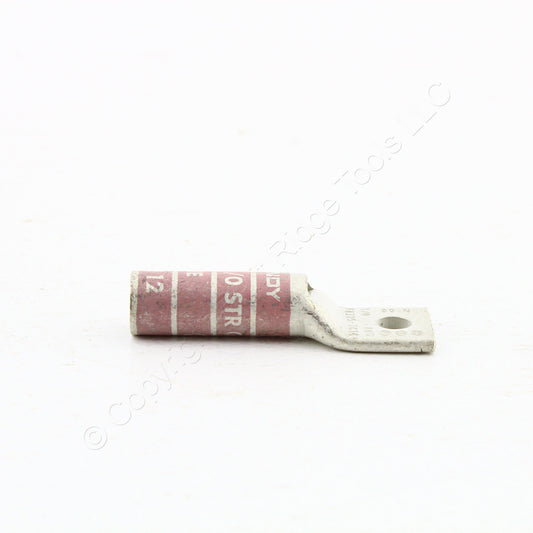 10 Hubbell Bonding Grounding Compression Lugs 1/0 AWG 1/4" Hole Pink #12 HGBL10S